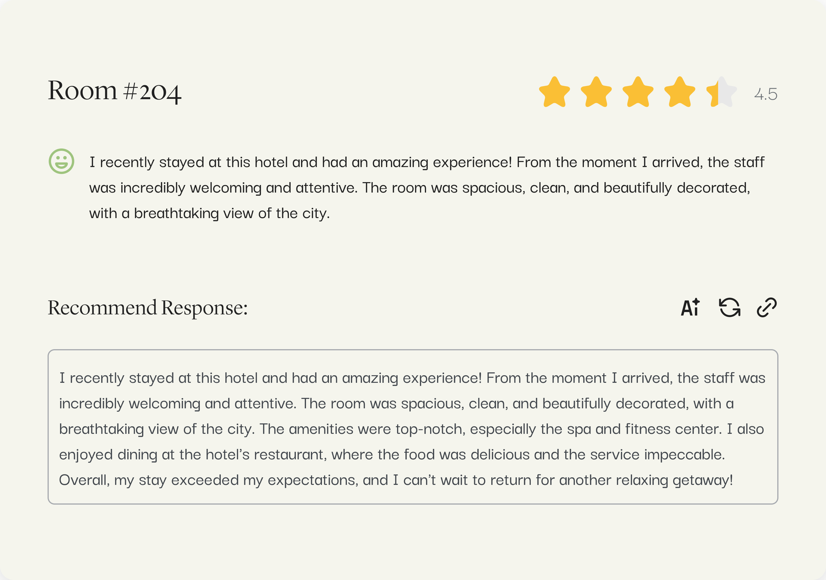 review